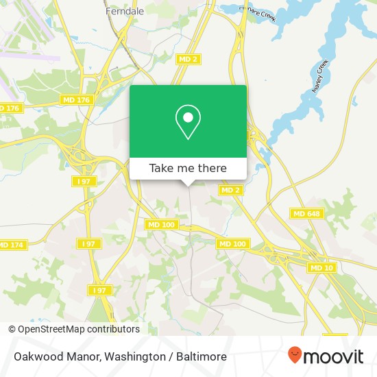 Mapa de Oakwood Manor