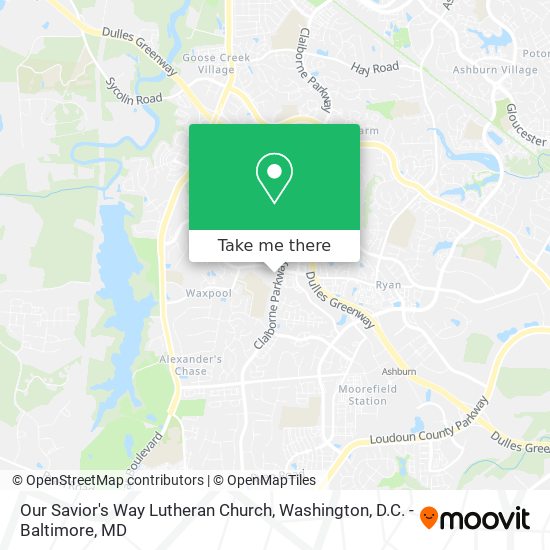 Our Savior's Way Lutheran Church map
