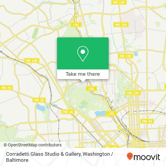 Corradetti Glass Studio & Gallery map