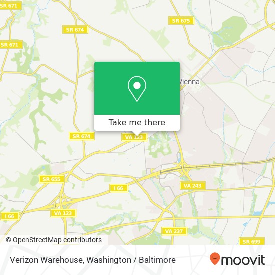 Verizon Warehouse map