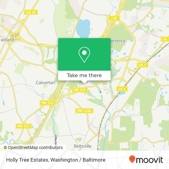 Mapa de Holly Tree Estates