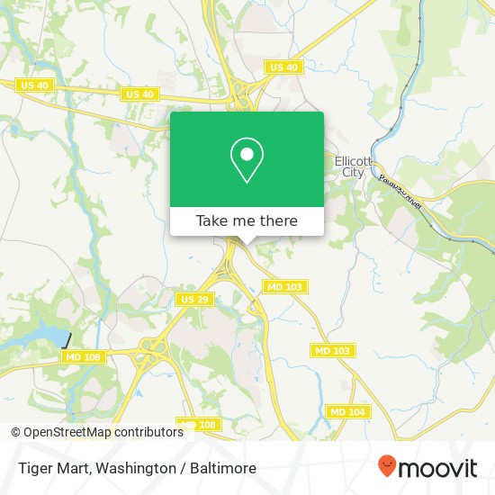 Tiger Mart map