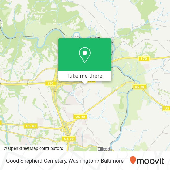 Good Shepherd Cemetery map