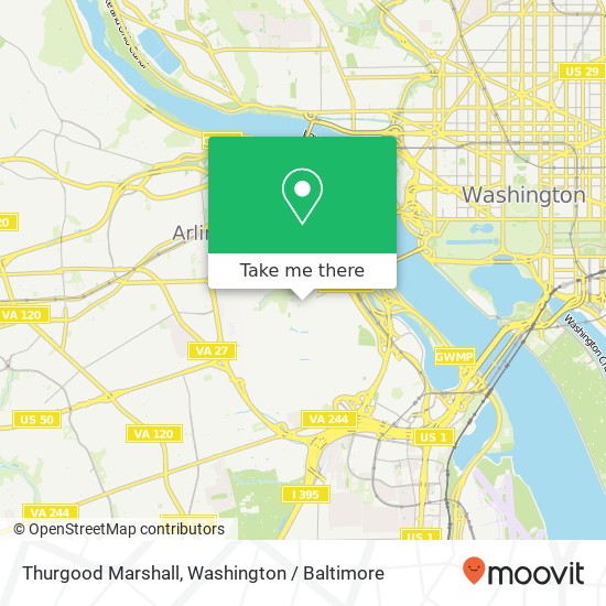 Thurgood Marshall map