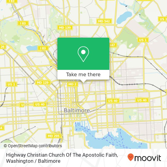 Mapa de Highway Christian Church Of The Apostolic Faith