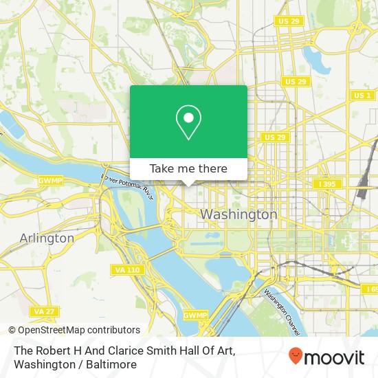 The Robert H And Clarice Smith Hall Of Art map