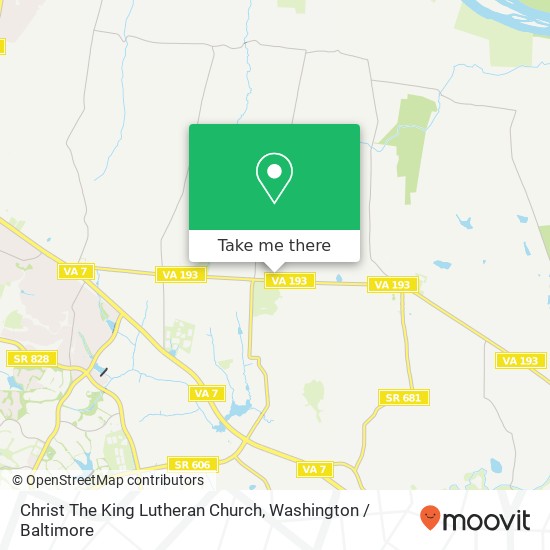 Christ The King Lutheran Church map