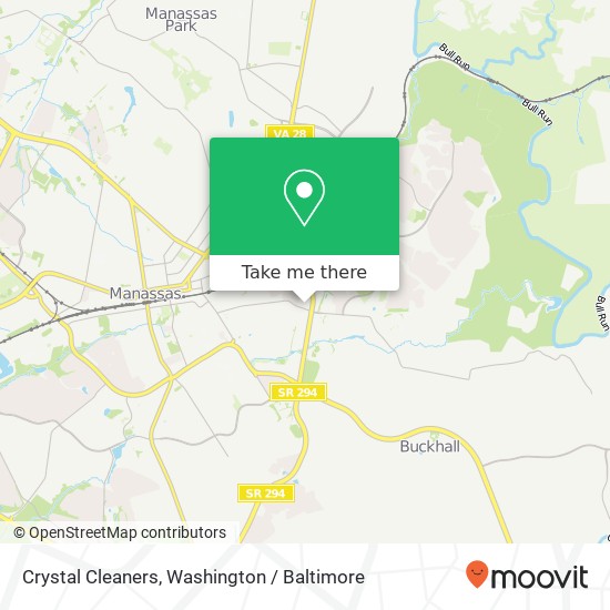 Crystal Cleaners map