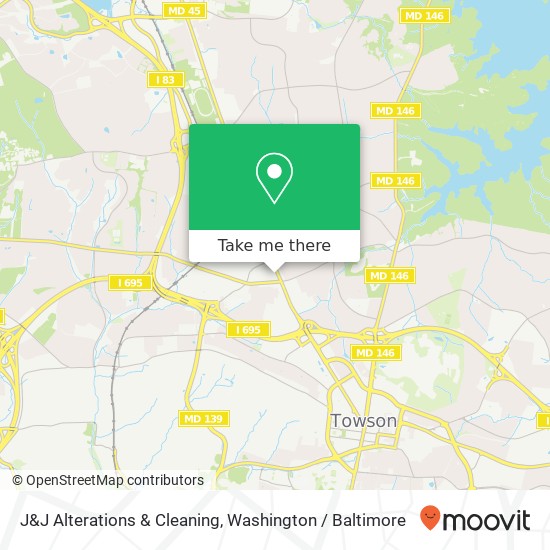 J&J Alterations & Cleaning map