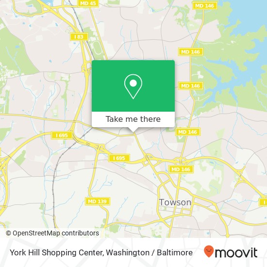 York Hill Shopping Center map