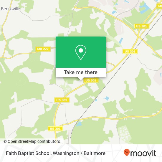 Mapa de Faith Baptist School