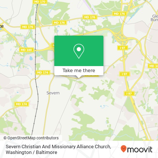 Mapa de Severn Christian And Missionary Alliance Church