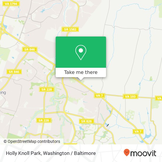 Holly Knoll Park map