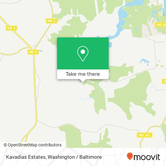 Kavadias Estates map