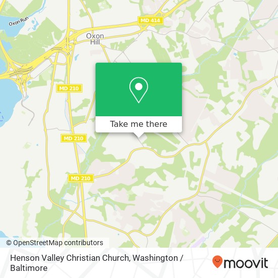 Mapa de Henson Valley Christian Church