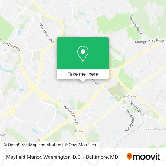 Mayfield Manor map