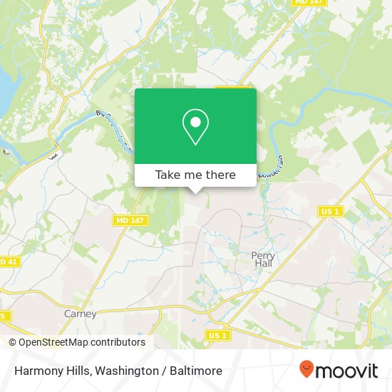 Mapa de Harmony Hills