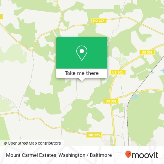 Mount Carmel Estates map