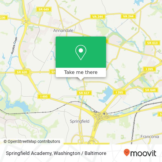 Springfield Academy map