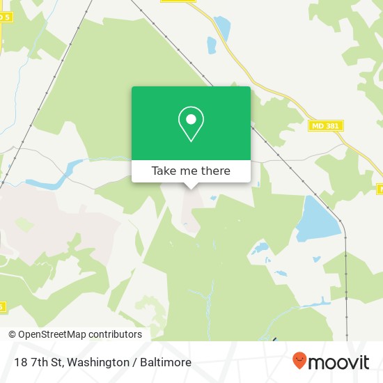 Mapa de 18 7th St, Brandywine, MD 20613
