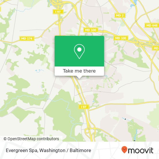 Mapa de Evergreen Spa, 673 Old Mill Rd