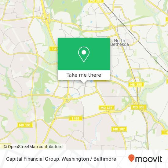 Mapa de Capital Financial Group, 6600 Rockledge Dr