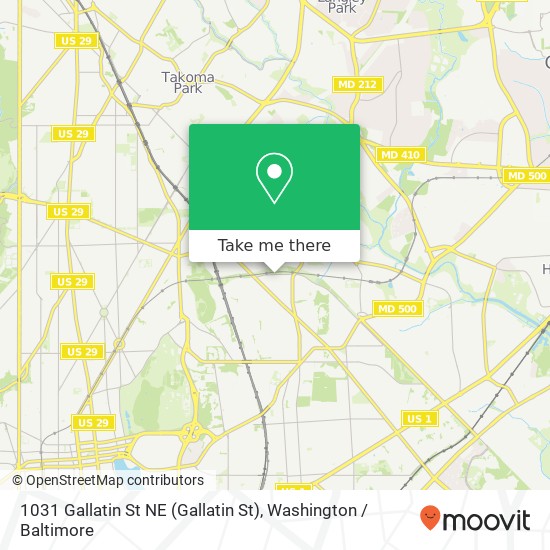 1031 Gallatin St NE (Gallatin St), Washington, DC 20017 map