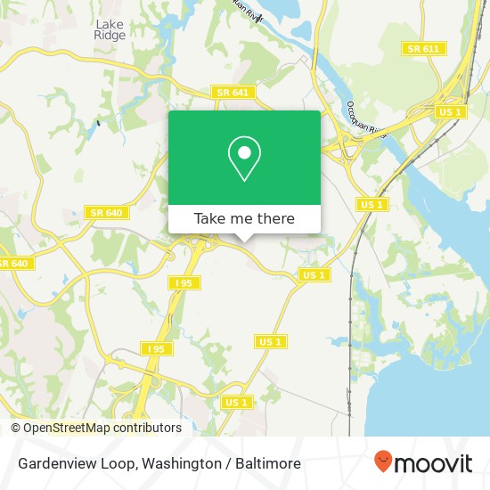 Gardenview Loop, Woodbridge, VA 22191 map