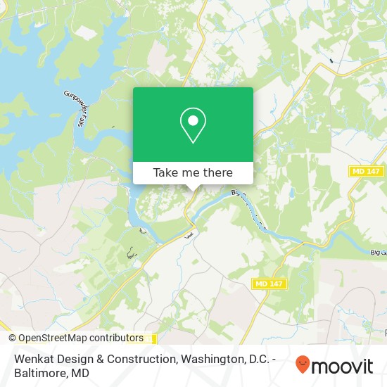 Mapa de Wenkat Design & Construction, 11214 Glen Arm Rd