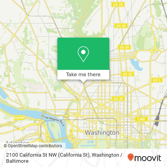 2100 California St NW (California St), Washington, DC 20008 map