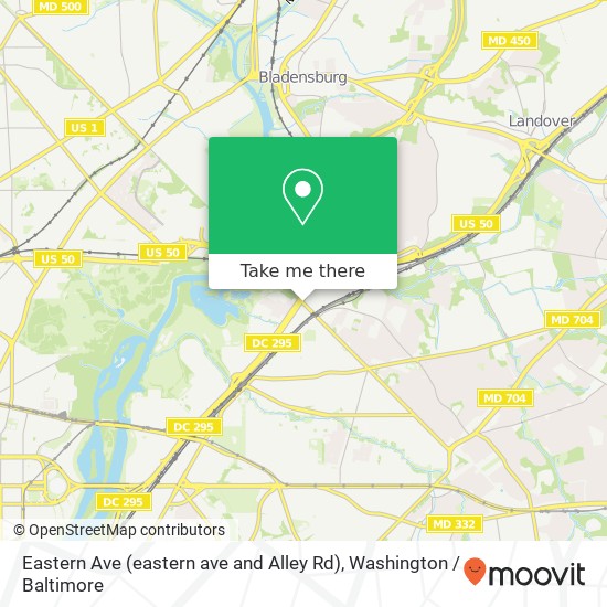 Eastern Ave (eastern ave and Alley Rd), Capitol Heights, MD 20743 map