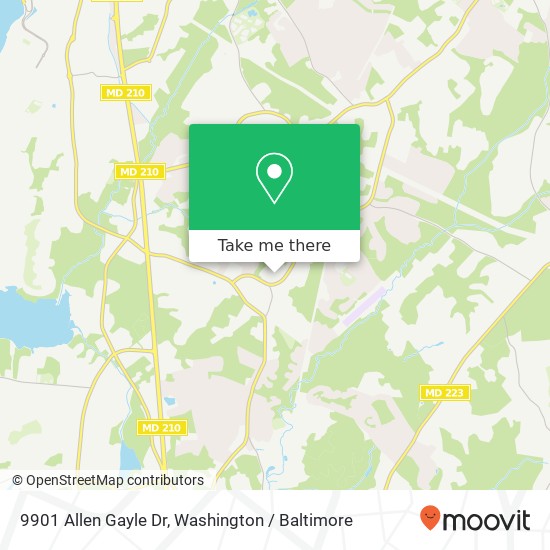 9901 Allen Gayle Dr, Fort Washington, MD 20744 map