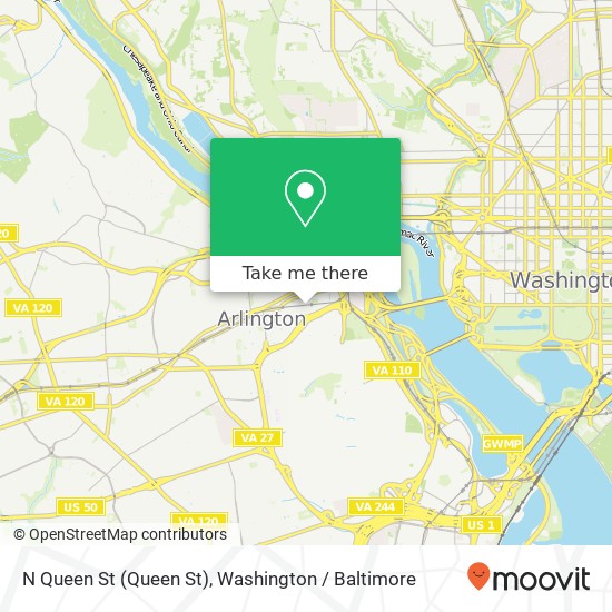N Queen St (Queen St), Arlington, VA 22209 map