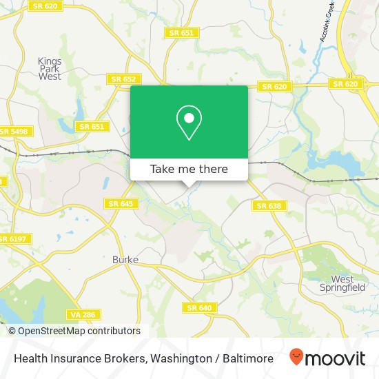 Mapa de Health Insurance Brokers, 5894 Kara Pl