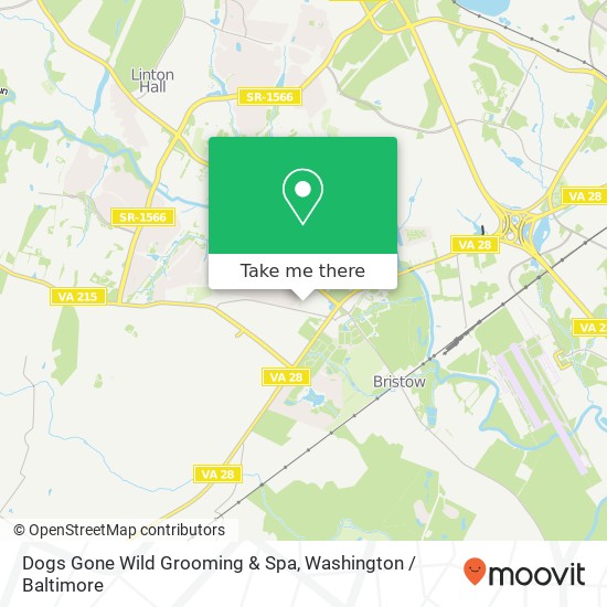 Dogs Gone Wild Grooming & Spa, 10394 Bristow Center Dr map