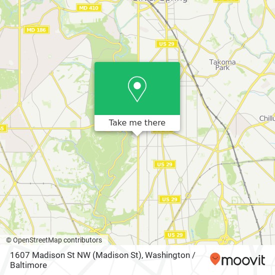 1607 Madison St NW (Madison St), Washington, DC 20011 map