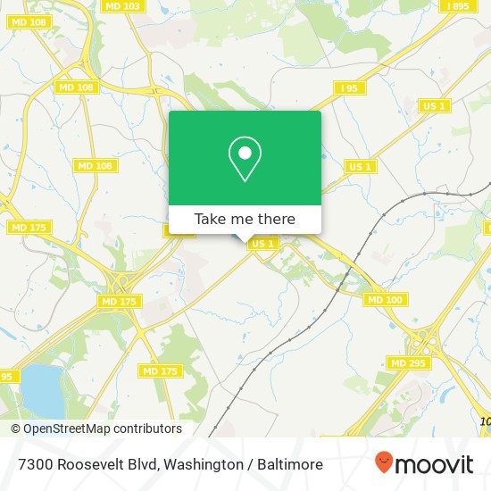 7300 Roosevelt Blvd, Elkridge, MD 21075 map