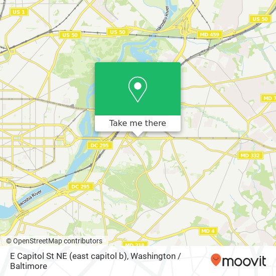 E Capitol St NE (east capitol b), Washington, DC 20019 map
