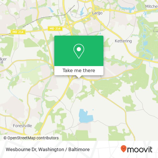 Wesbourne Dr, Upper Marlboro, MD 20774 map