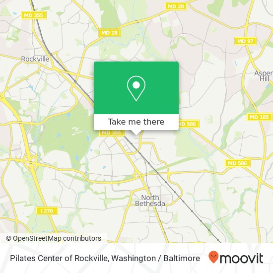 Pilates Center of Rockville, 5751 Fishers Ln map