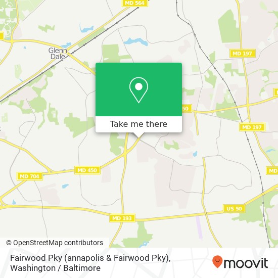 Fairwood Pky (annapolis & Fairwood Pky), Bowie, MD 20720 map