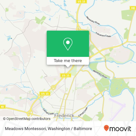 Meadows Montessori, 185 Thomas Johnson Dr map