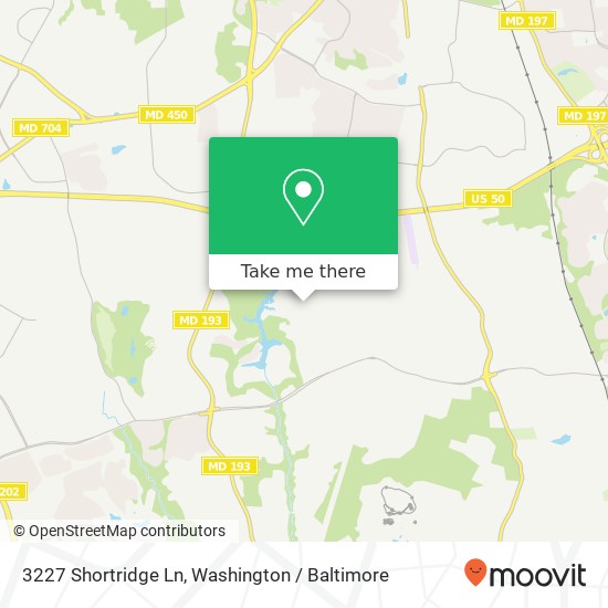 3227 Shortridge Ln, Bowie, MD 20721 map