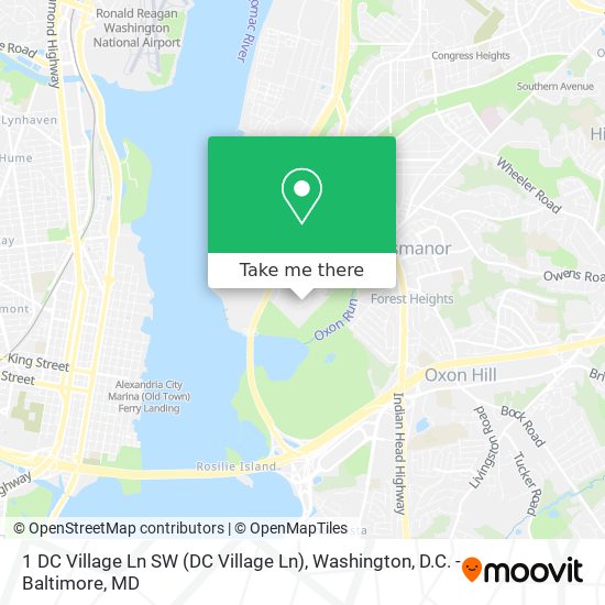 1 DC Village Ln SW map