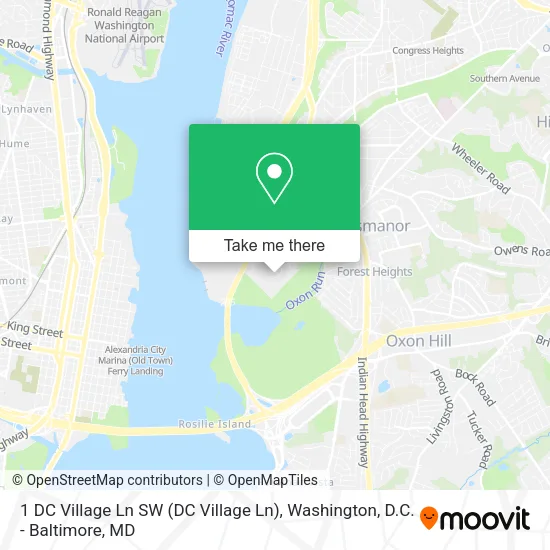 1 DC Village Ln SW map