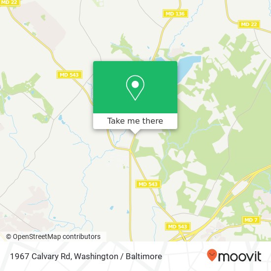 Mapa de 1967 Calvary Rd, Bel Air, MD 21015