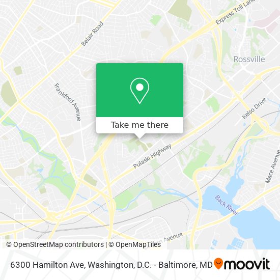 Mapa de 6300 Hamilton Ave