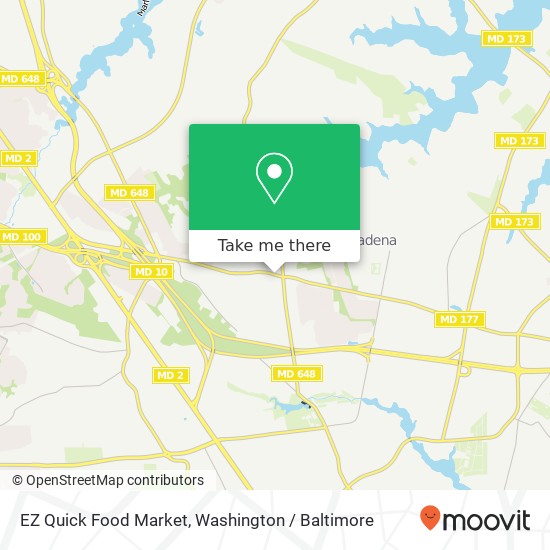 Mapa de EZ Quick Food Market, 231 Mountain Rd