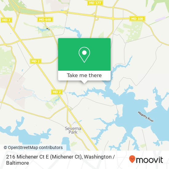 216 Michener Ct E (Michener Ct), Severna Park, MD 21146 map