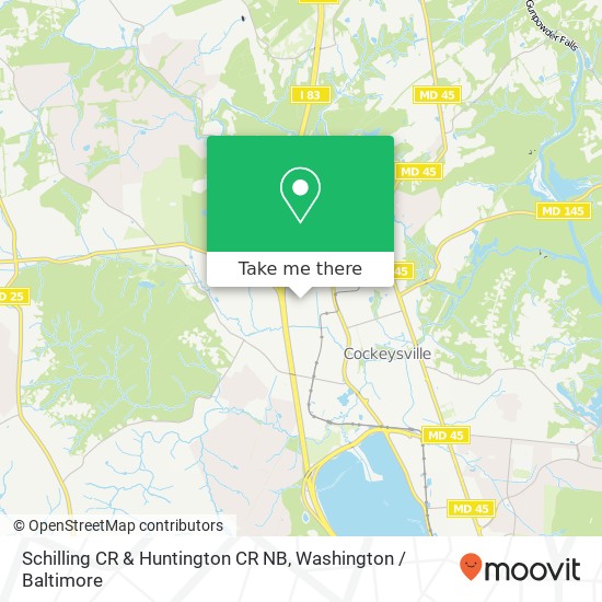 Mapa de Schilling CR & Huntington CR NB